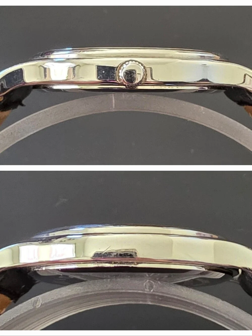 VTG Tiffany & Co. Portfolio Classic 7J 33mm Watch Original Band Engraved Runs